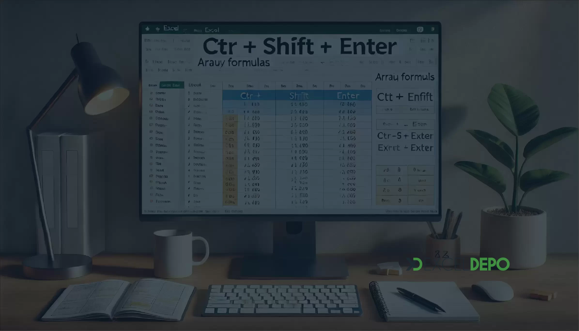 CSE - Ctrl + Shift + Enter