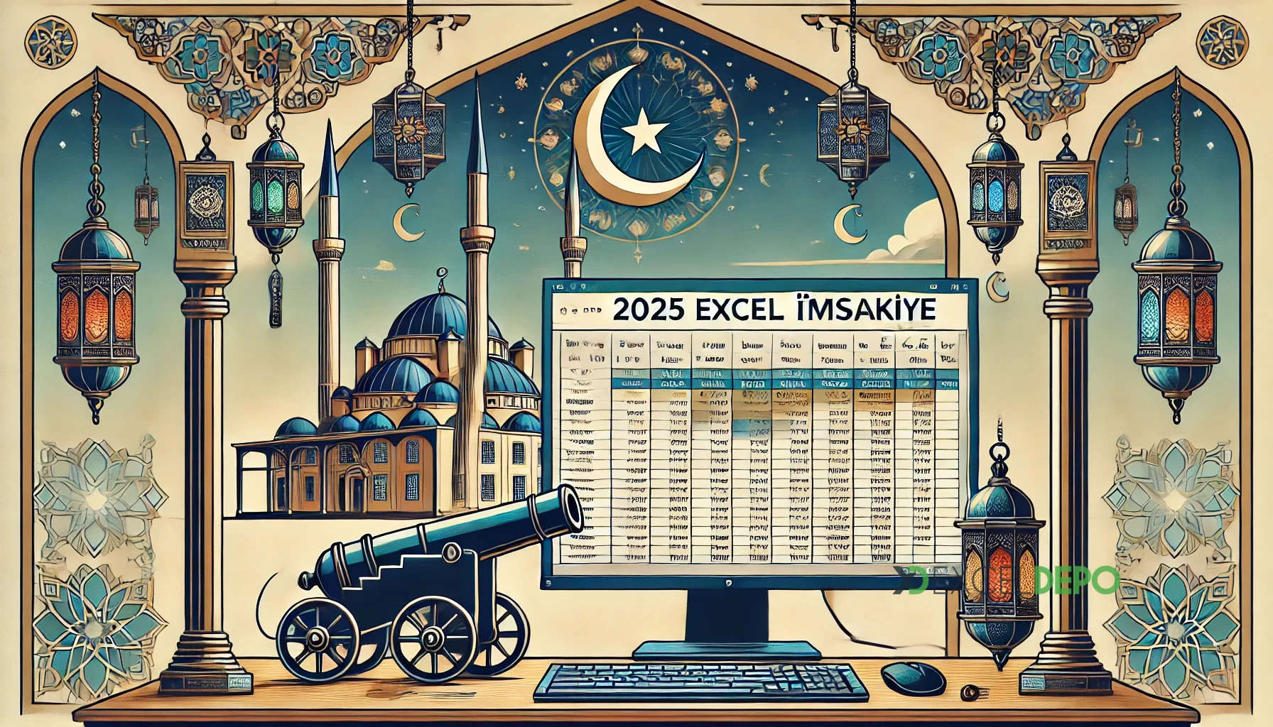 2025 Excel İmsakiye